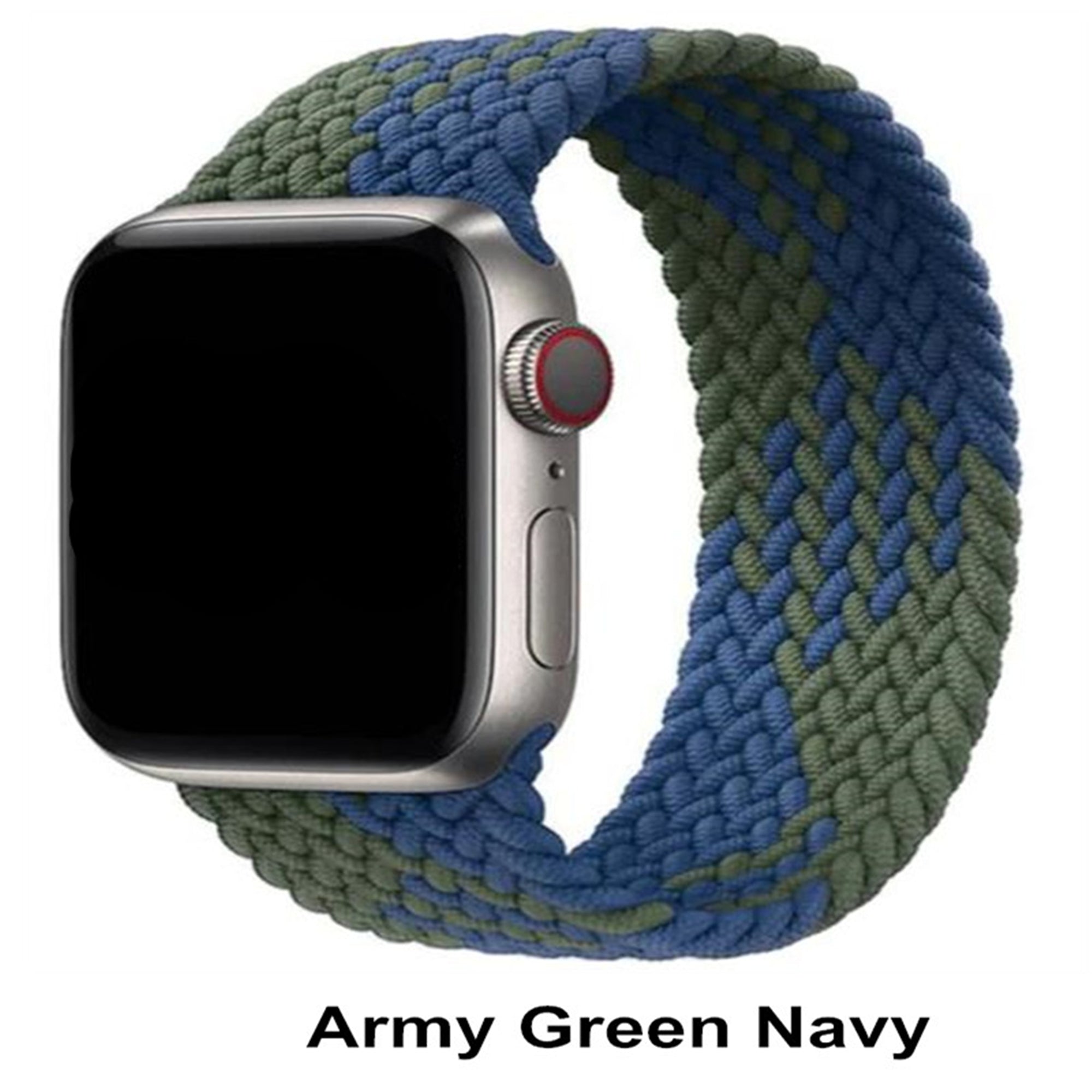 Bracelet de remplacement tressé à boucle solo pour Apple Watch iWatch Bracelet de remplacement tressé à boucle solo pour Apple Watch iWatch